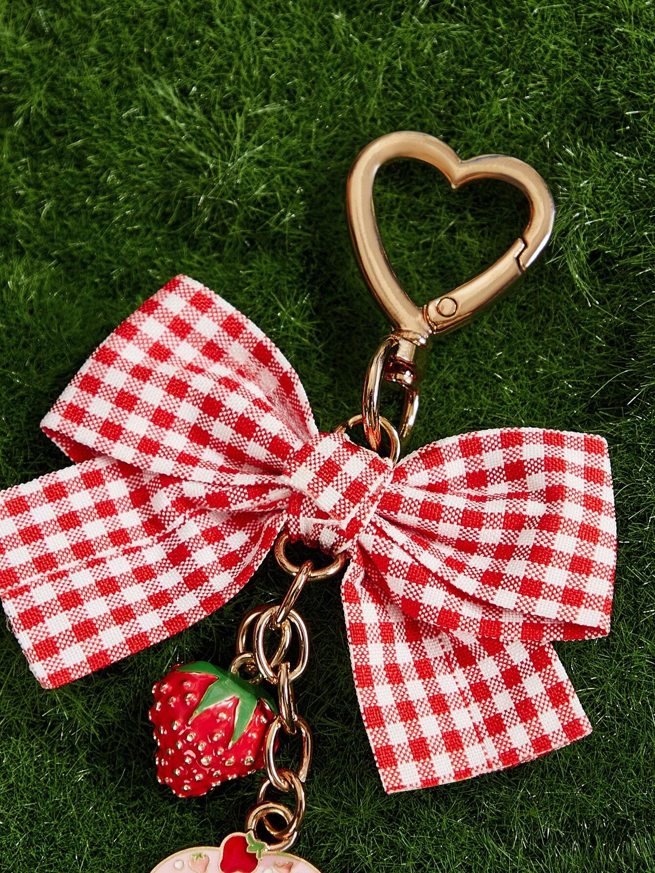 Betty Boop Chaveiro de Liga Elegante e da Moda com Cereja 3D Brilhante, Pingente de Bolsa Fofo de Desenho Animado, Charme de Bolsa, Ideias de Presente, Festa, Feriado, Dia dos Namorados