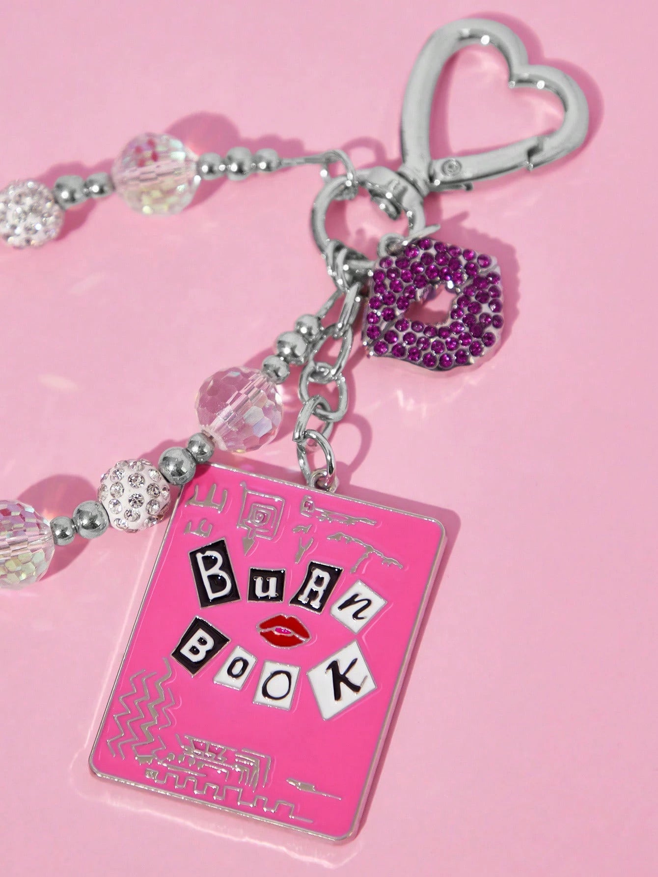 Betty Boop Chaveiro de Liga Elegante e da Moda com Cereja 3D Brilhante, Pingente de Bolsa Fofo de Desenho Animado, Charme de Bolsa, Ideias de Presente, Festa, Feriado, Dia dos Namorados