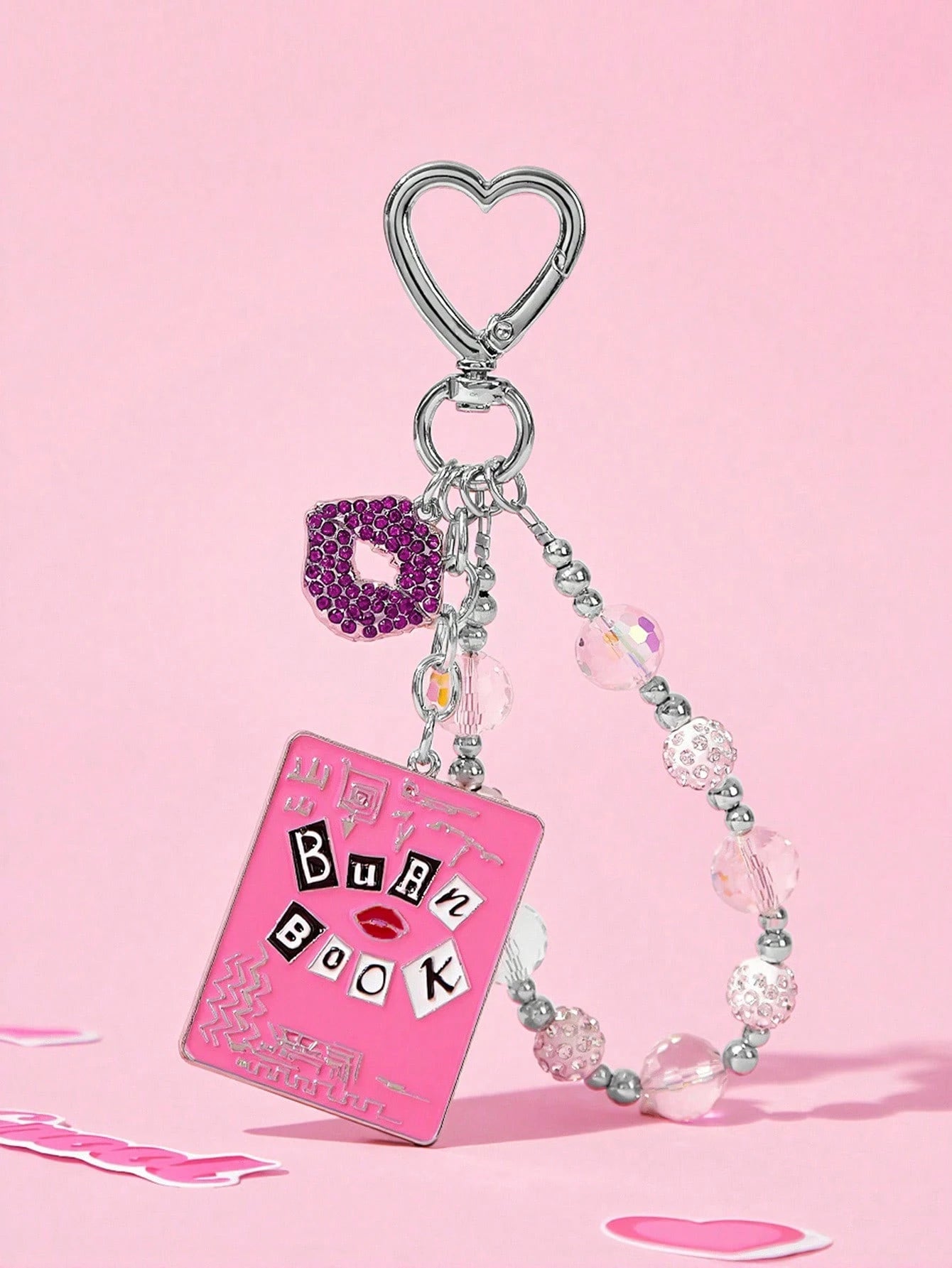 Betty Boop Chaveiro de Liga Elegante e da Moda com Cereja 3D Brilhante, Pingente de Bolsa Fofo de Desenho Animado, Charme de Bolsa, Ideias de Presente, Festa, Feriado, Dia dos Namorados