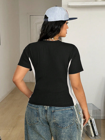 Coolane Regata Estilo Streetwear Plus Size Feminina para Primavera/Verão com Design de Camisa de Basquete Impressão de Letras Amarela para o Brasil