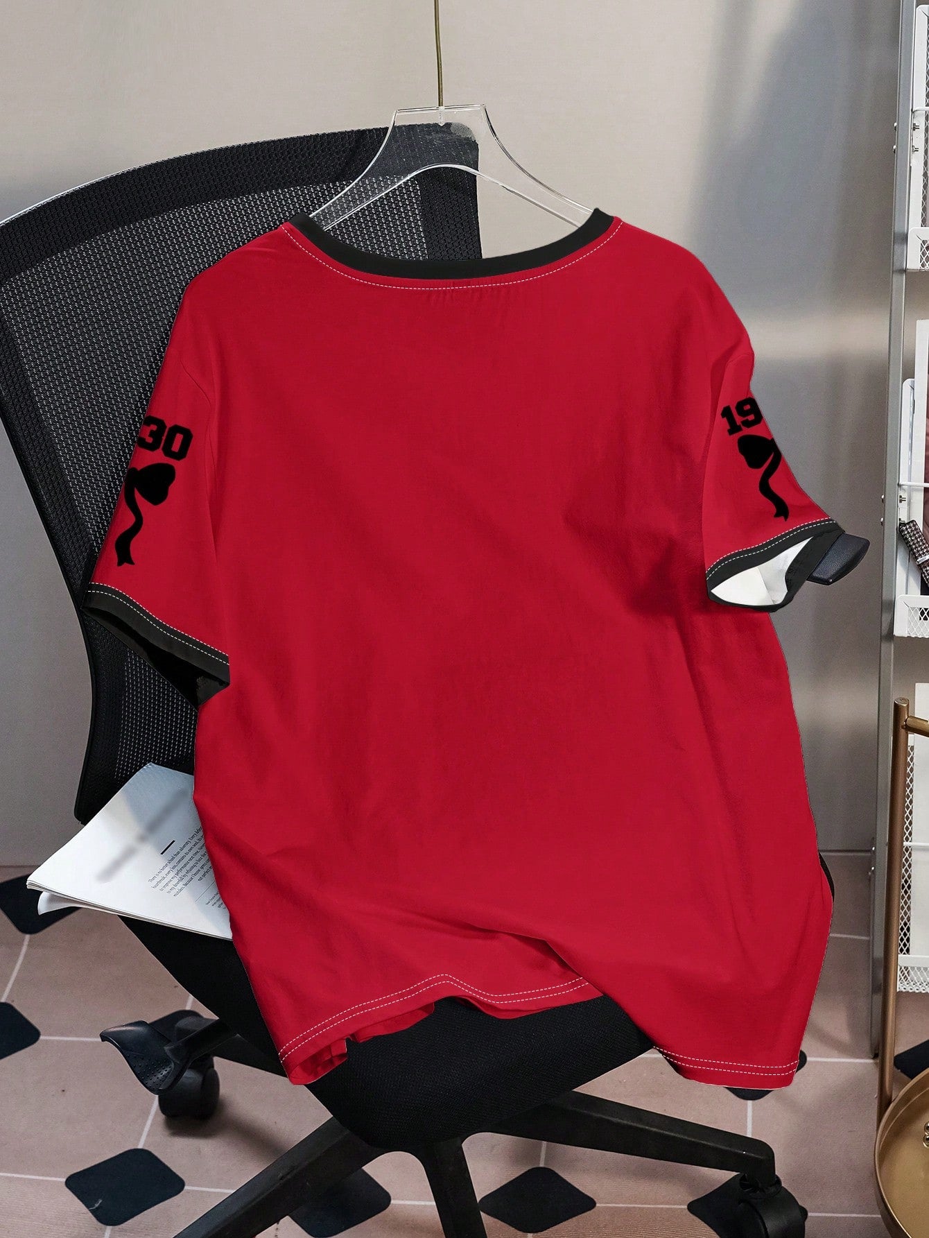 Betty Boop Camiseta Solta com Estampa de Personagem de Desenho Animado e Letra, Moda Casual Diária e de Rua para Mulheres Plus Size, Verão