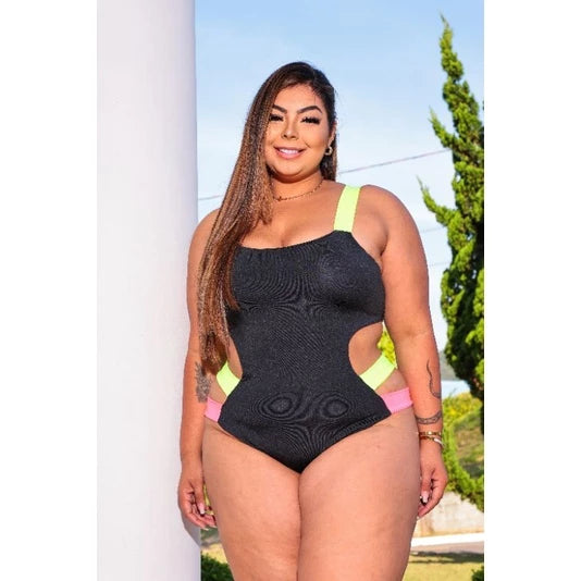 Body Maiô Praia / piscina Plus Size