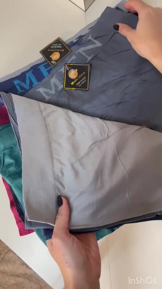 Kit 12, 10 , 8 Ou 4 Cuecas Boxer Masculina Tecido Microfibra E Elastano Premium Adulto