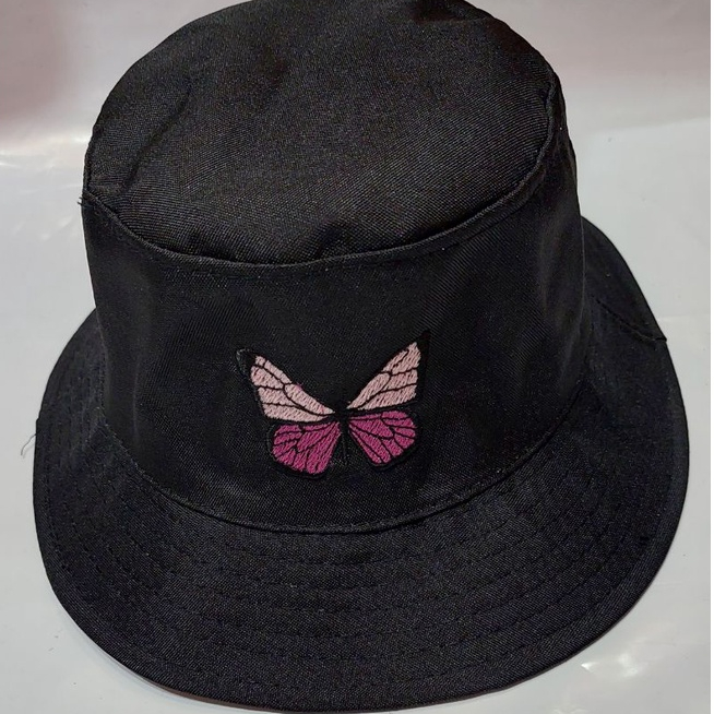 Chapeu Bucket Hat Butterfly Borboleta