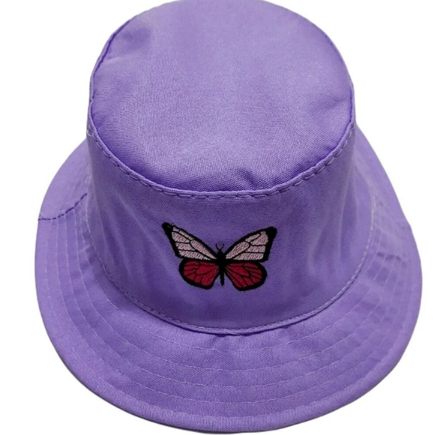 Chapeu Bucket Hat Butterfly Borboleta