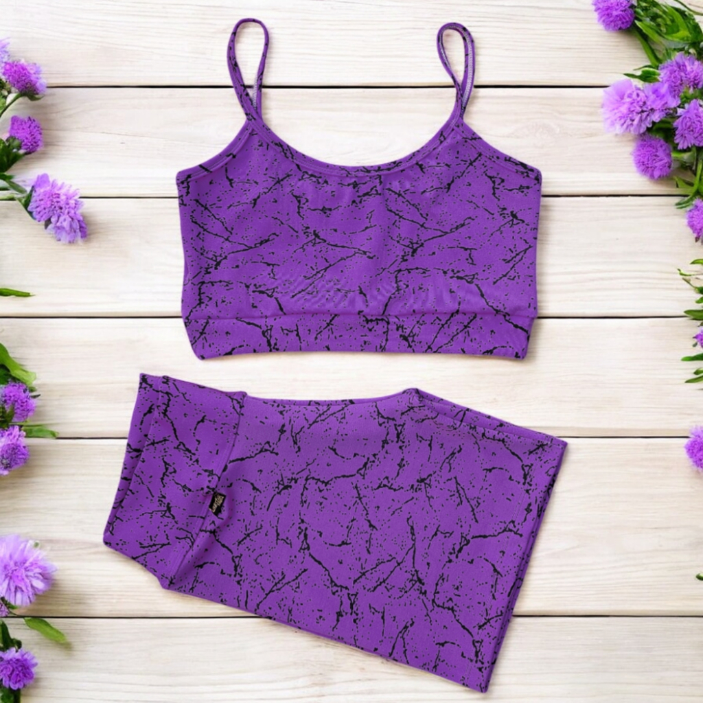 Conjunto De Academia 1 Short E 1 Top Fitness Roupa Feminina
