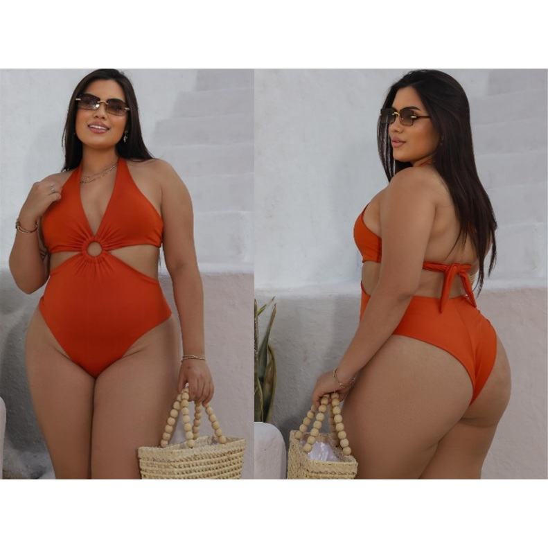 Maiô Body Argola Modelador Feminino com Bojo Multiformas Praia Piscina Confortavel Veste Perfeito