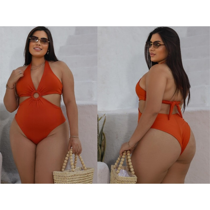 Maiô Body Argola Modelador Feminino com Bojo Multiformas Praia Piscina Confortavel Veste Perfeito