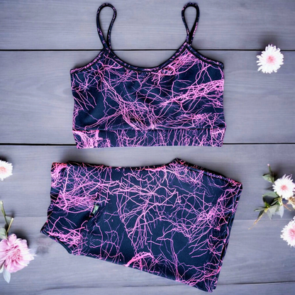 Conjunto De Academia 1 Short E 1 Top Fitness Roupa Feminina