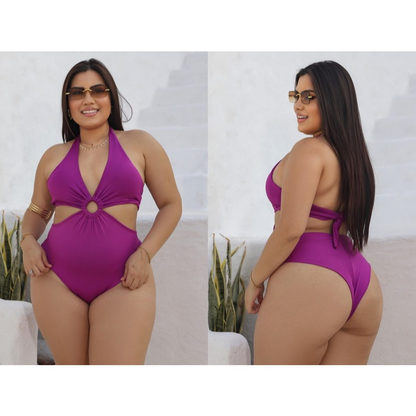 Maiô Body Argola Modelador Feminino com Bojo Multiformas Praia Piscina Confortavel Veste Perfeito