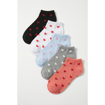 Kit 12 Pares Meias Feminina Soquete Cores Fofas 35ao40 com desenho