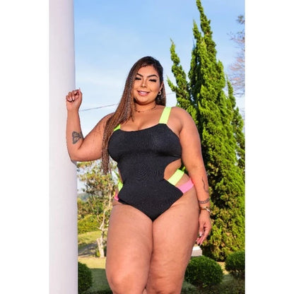 Body Maiô Praia / piscina Plus Size