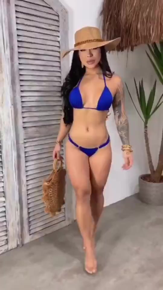 Biquíni Feminino Cortininha Fio Dental Marquinha Moda Praia Verão