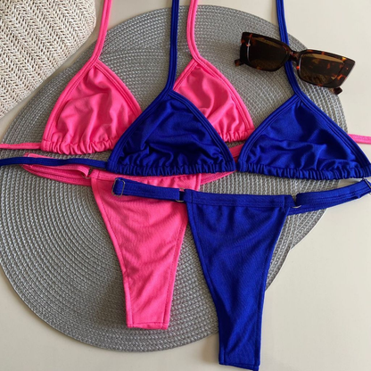Kit 2 Conjunto Biquini Verão Biquine Fio Dental Moda Praia