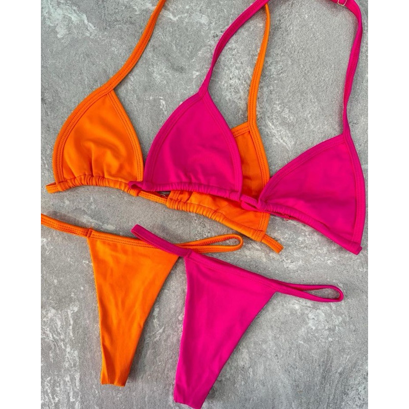 Kit 2 Conjunto Biquini Verão Biquine Fio Dental Moda Praia
