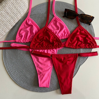Kit 2 Conjunto Biquini Verão Biquine Fio Dental Moda Praia