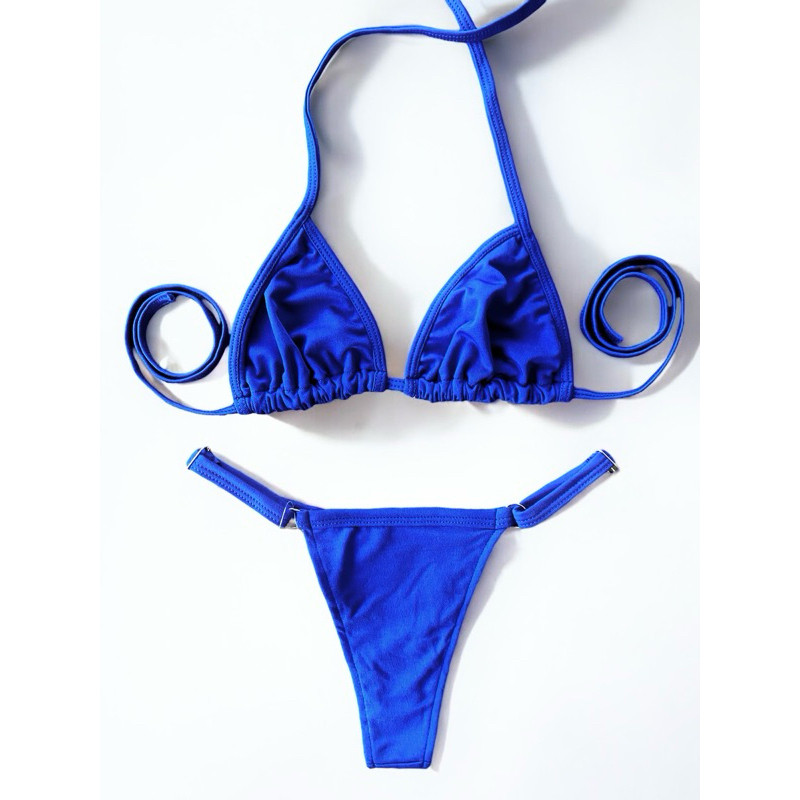 Biquíni Feminino Cortininha Fio Dental Marquinha Moda Praia Verão
