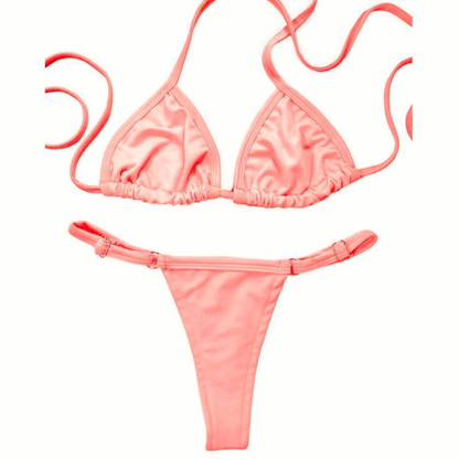 Biquíni Feminino Cortininha Fio Dental Marquinha Moda Praia Verão