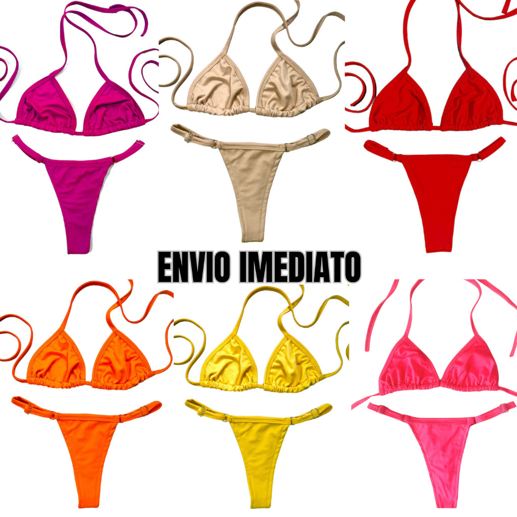Biquíni Feminino Cortininha Fio Dental Marquinha Moda Praia Verão