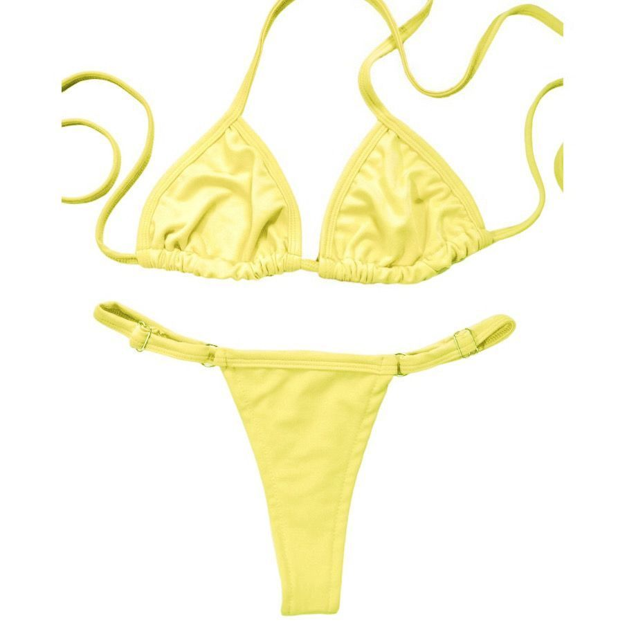 Biquíni Feminino Cortininha Fio Dental Marquinha Moda Praia Verão